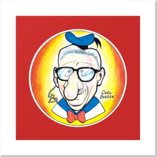 Carl Barks (Self Portrait) Posters and Art